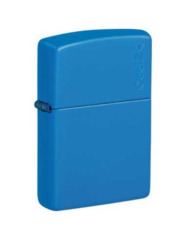 Zippo Sky Blue Matte with Zippo Logo - Zippo...