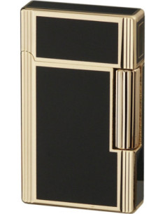 Jean Claude flint lighter "Dustin" sort/guld kvalitets...