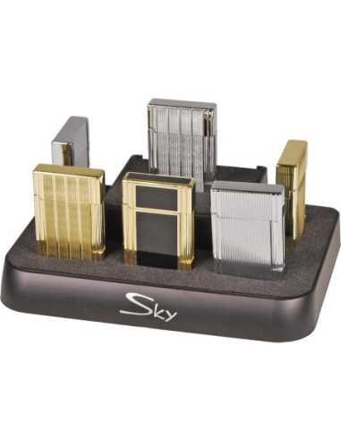 Sky kvalitets lighter i guld med lodrette striber