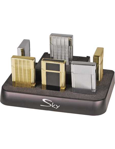Sky kvalitets lighter i guld med lodrette striber