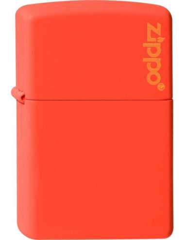 Zippo 231ZL ORANGE med Zippo logo - Zippo lighter