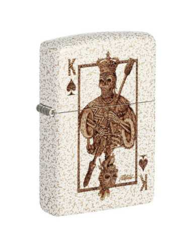 Zippo Rick Rietveld Ace Skull Design - Zippo...