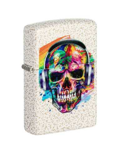Zippo Skull Headphones Design - Zippo lighter